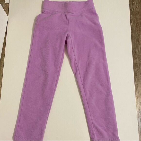Children’s place girls lavender fleece pants S 5/6 - Picture 2 of 5